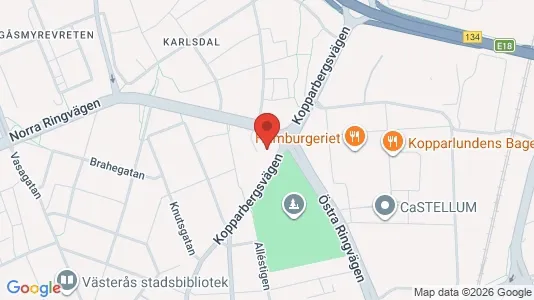 Kontorlokaler til leje i Västerås - Foto fra Google Street View