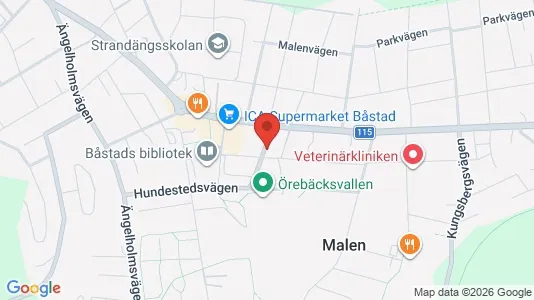 Bedrijfsruimtes te huur i Båstad - Foto uit Google Street View