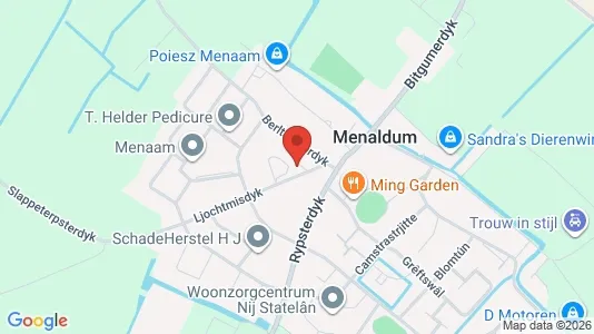 Office spaces for rent i Menameradiel - kort over placeringen