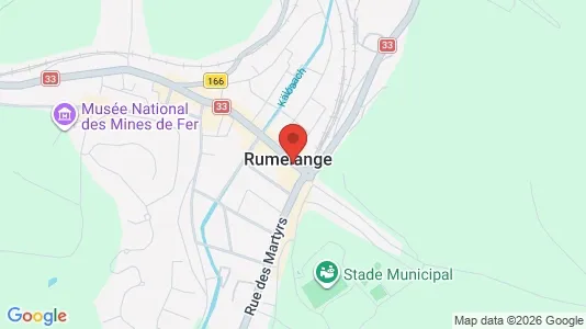 Gewerbeflächen zum Kauf i Rumelange - kort over placeringen