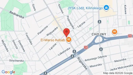 Büros zur Miete i Łódź - kort over placeringen