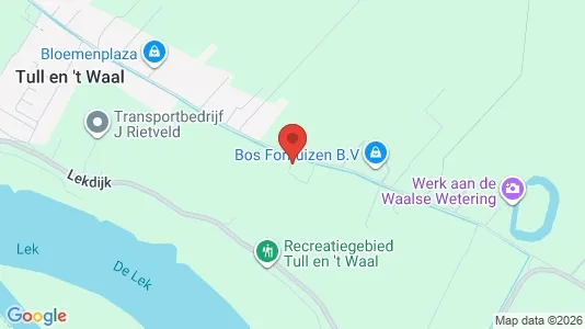 Commercial properties for rent i Houten - kort over placeringen