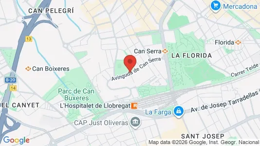 Lokaler til salg i Esplugues de Llobregat - kort over placeringen