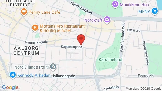 Kontorlokaler til leje i Aalborg Centrum - Foto fra Google Street View