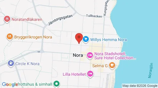Lokaler til leje i Nora - Foto fra Google Street View