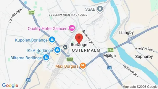 Office spaces for rent i Borlänge - Photo from Google Street View