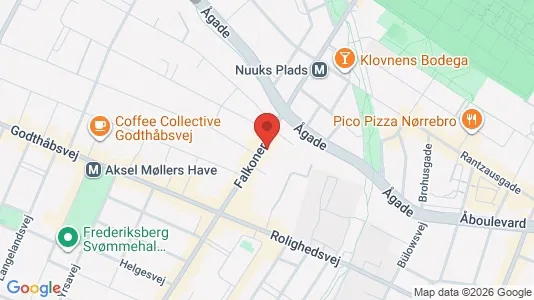 Kontorlokaler til leje i Frederiksberg - Foto fra Google Street View