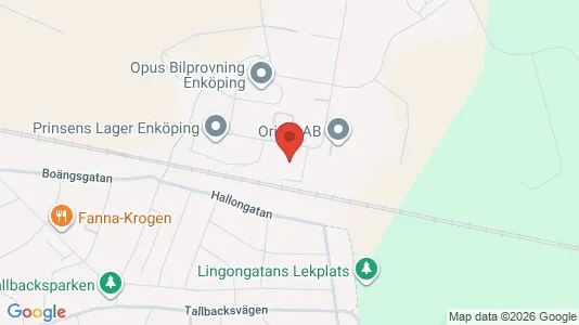 Kontorslokaler för uthyrning i Enköping - kort over placeringen