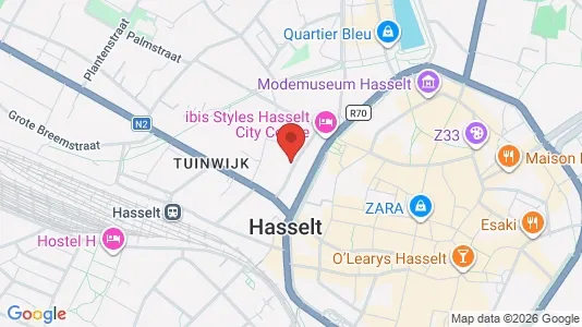 Lokaler til leie i Hasselt – Bilde fra Google Street View
