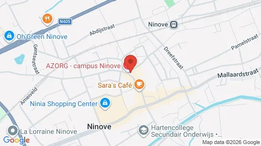 Lokaler til salg i Ninove - kort over placeringen