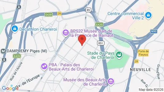 Propiedades comerciales En venta i Charleroi - Foto de Google Street View