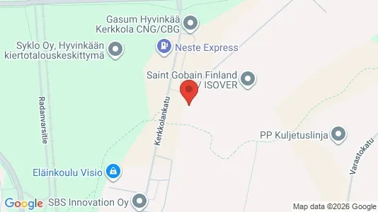 Kontorlokaler til leje i Hyvinkää - Foto fra Google Street View