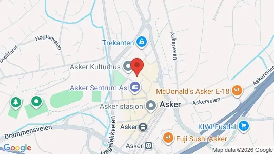 Kontorlokaler til leje i Asker - Foto fra Google Street View