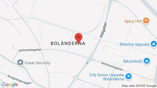 Office spaces for rent i Uppsala - kort over placeringen