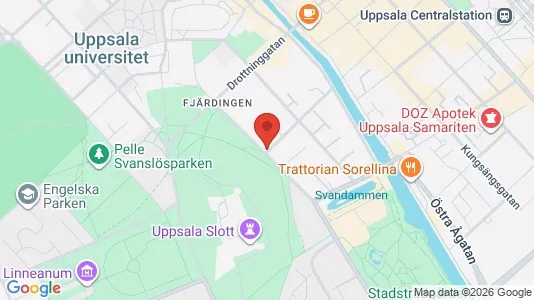 Toimistotilat Vuokrattavana i Uppsala - kort over placeringen
