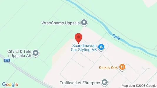 Werkstätte zur Miete i Uppsala - kort over placeringen