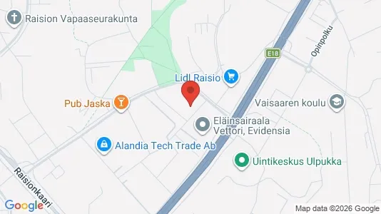 Magazijnen te huur i Raisio - Foto uit Google Street View