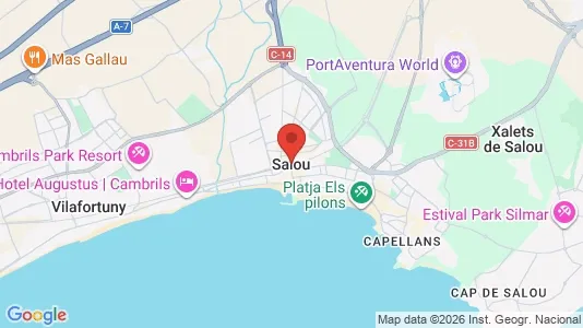 Office spaces for sale i Salou - kort over placeringen