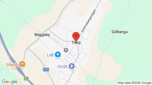 Ladenlokale zur Miete i Tierp – Foto von Google Street View