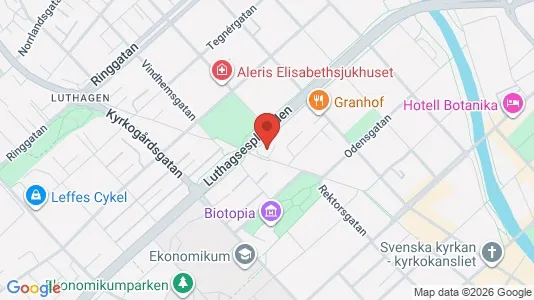 Kontorlokaler til leje i Uppsala - kort over placeringen