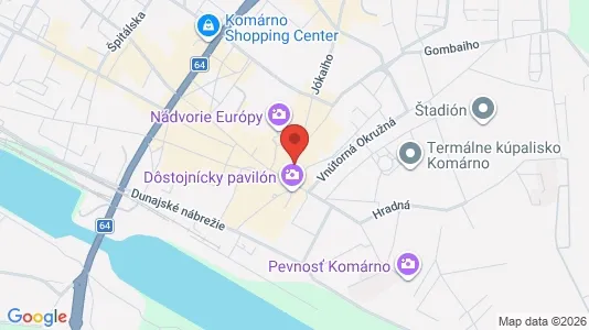 Lokaler til leje i Komárno - Foto fra Google Street View