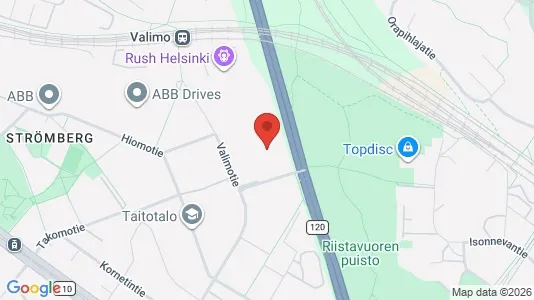 Commercial properties for rent i Helsinki Läntinen - kort over placeringen