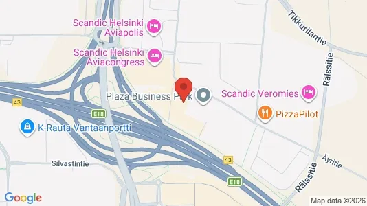 Gewerbeflächen zur Miete i Vantaa – Foto von Google Street View