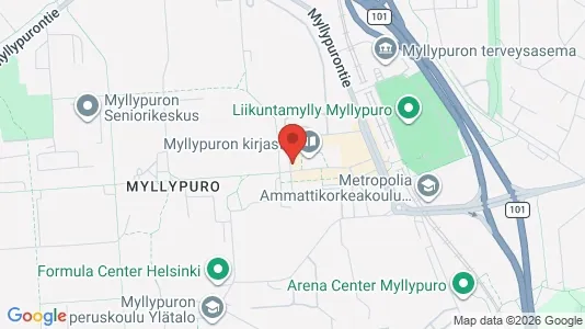 Lokaler til leje i Helsinki Itäinen - kort over placeringen