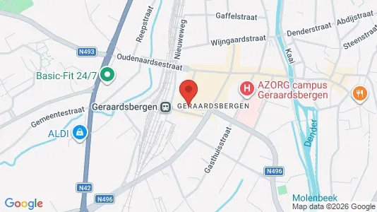 Lokaler til leje i Geraardsbergen - Foto fra Google Street View