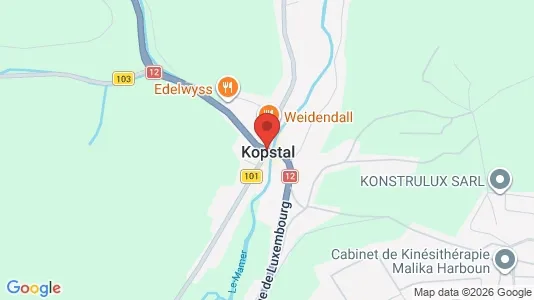 Espacios de oficina En alquiler i Kopstal - Foto de Google Street View