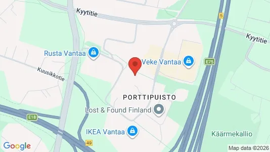 Kontorlokaler til leje i Vantaa - Foto fra Google Street View