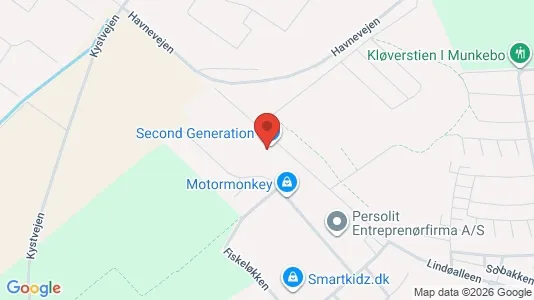 Lager zur Miete i Munkebo - kort over placeringen