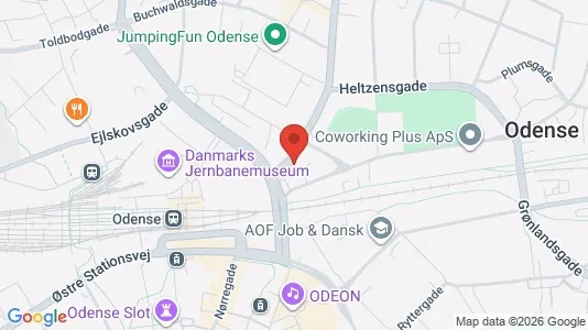 Office spaces for rent i Odense C - Photo from Google Street View