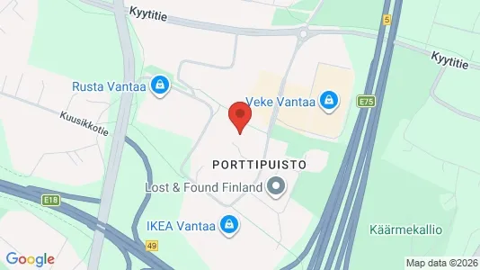 Kontorlokaler til leje i Vantaa - Foto fra Google Street View