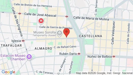 Büros zur Miete i Madrid Chamberí – Foto von Google Street View