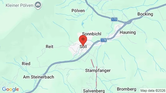 Toimistotilat Vuokrattavana i Söll - Kuva Google Street Viewstä