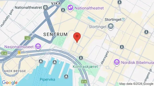 Office spaces for rent i Oslo Sentrum - kort over placeringen