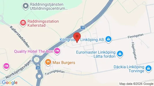 Kontorlokaler til leje i Linköping - Foto fra Google Street View