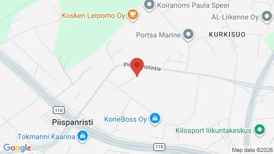 Kontorlokaler til leje i Kaarina - kort over placeringen