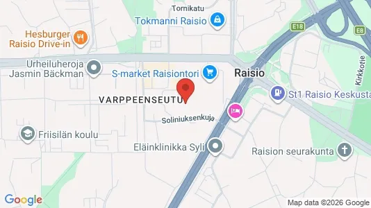 Kantorruimte te huur i Raisio - Foto uit Google Street View