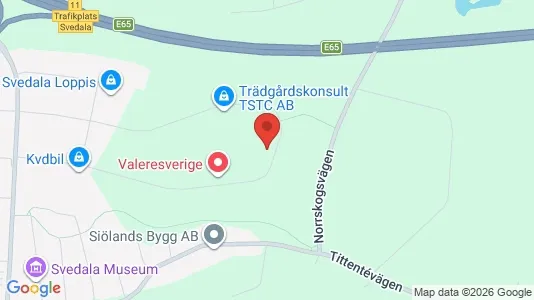 Lager zur Miete i Svedala – Foto von Google Street View