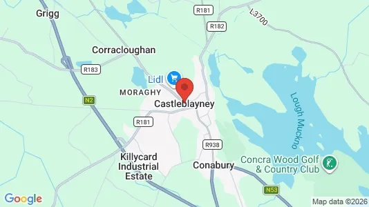 Büros zur Miete i Castleblayney – Foto von Google Street View