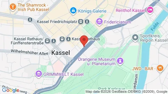 Büros zur Miete i Kassel – Foto von Google Street View