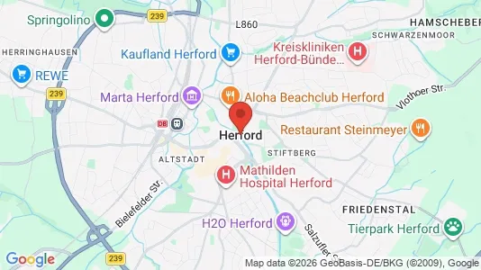 Restaurantes En alquiler i Herford - Foto de Google Street View