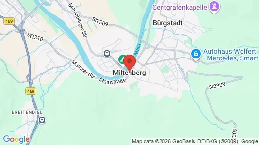 Büros zur Miete i Miltenberg – Foto von Google Street View