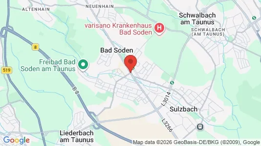 Büros zur Miete i Main-Taunus-Kreis - kort over placeringen