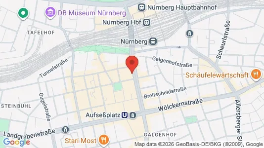 Büros zur Miete i Nuremberg – Foto von Google Street View