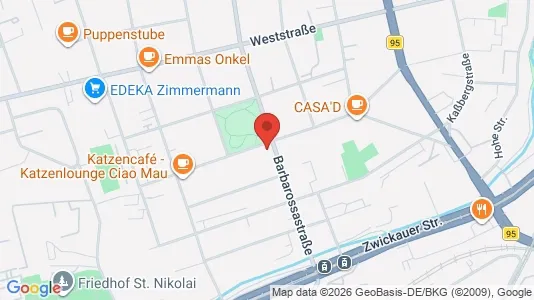 Lokale biurowe Do wynajęcia i Chemnitz - kort over placeringen