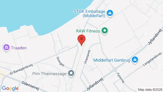 Office spaces for rent i Middelfart - Photo from Google Street View