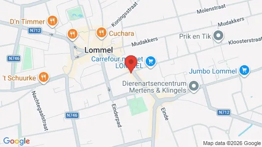 Lokaler til leje i Lommel - Foto fra Google Street View